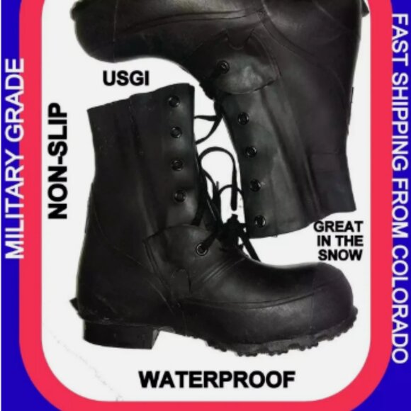 EXTREME ARCTIC COLD WEATHER sz8D MICKEY MOUSE BUNNY BLACK BOOTS NO VALVE main image 6
